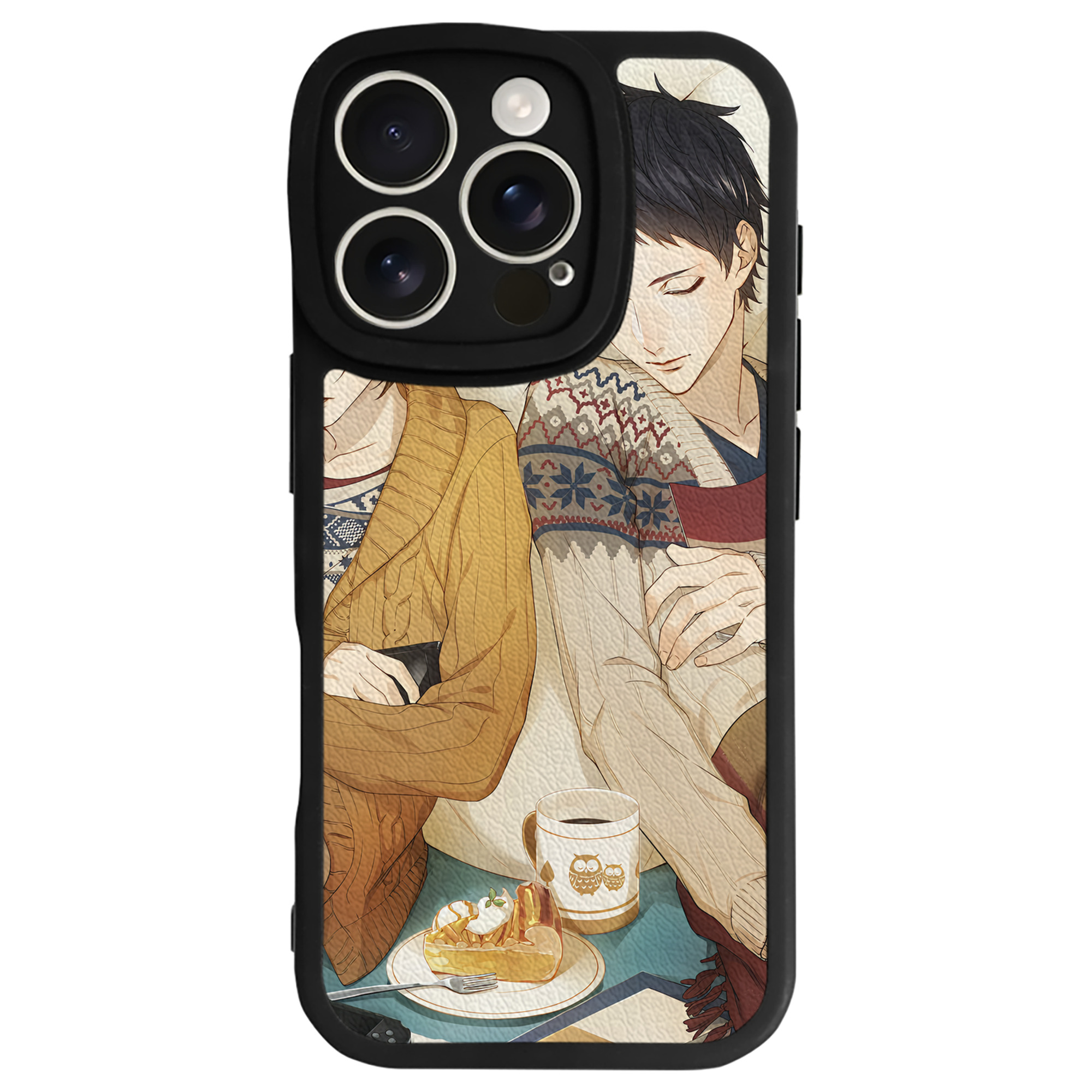（画像用） ハイキュー!! Haikyu!! 【iPhone 16シリーズ対応】シリコンスマホケース（レザー調） 材質：シリコン
